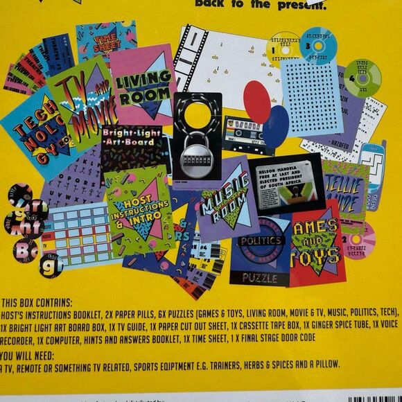 Escape The 90's" escape room game for up to 6 players. Brand new! - Picture 3 of 5